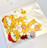 These amazing Holographic Shiba Inu Dog Kawaii Flake Sticker Bags can add personality to any notes, letters, planners, and more!